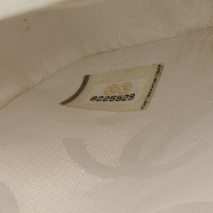 Chanel Patent Perforated Camellia Medium Single Flap White 9 of 9