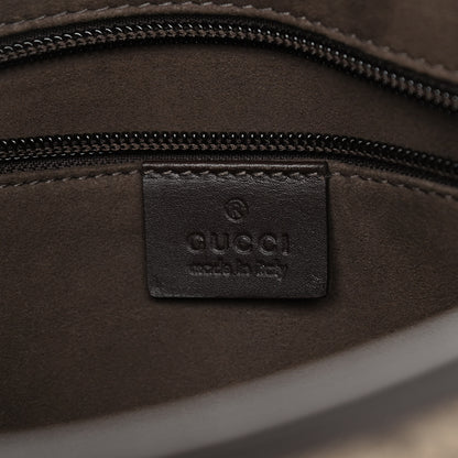 Gucci GG Supreme Monogram Small Zippered Tote Dark Brown 6 of 10