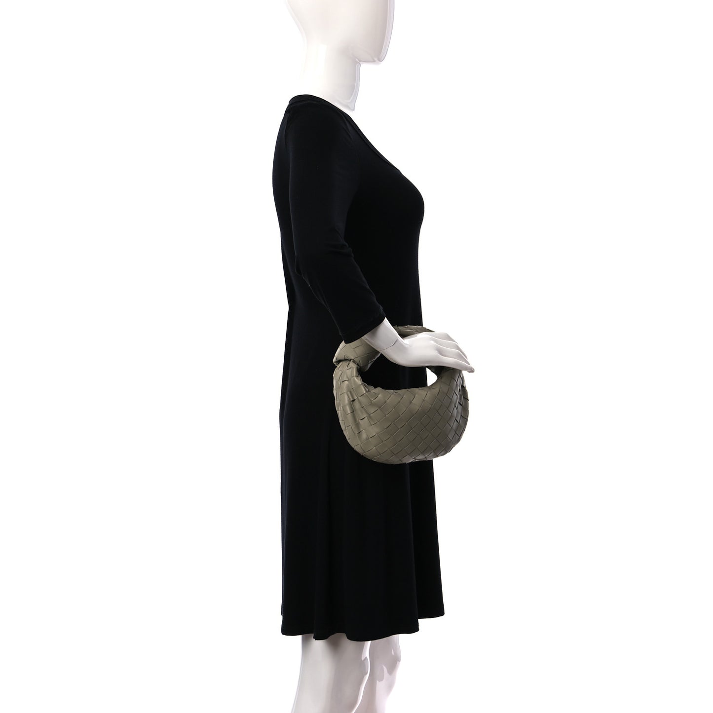 Nappa Intrecciato Mini Jodie Travertine