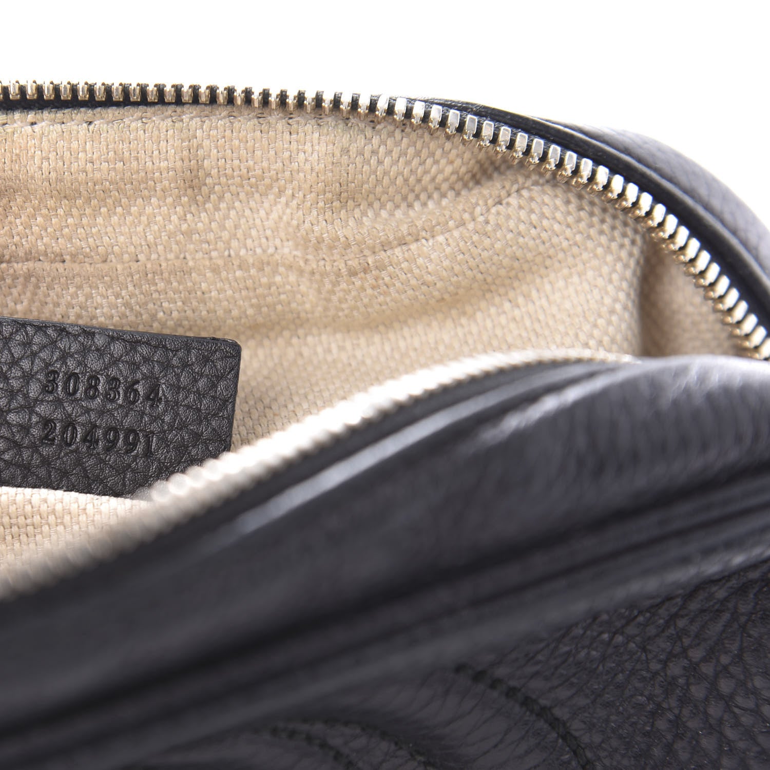 Gucci Pebbled Calfskin Small Soho Disco Bag Black 9 of 13