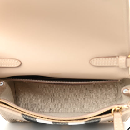Burberry Canvas Check Hackberry Crossbody Bag Soft Fawn 5 of 9
