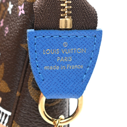 Louis Vuitton Monogram 2019 Christmas Animation Mini Venice Pochette Accessories Blue 7 of 8