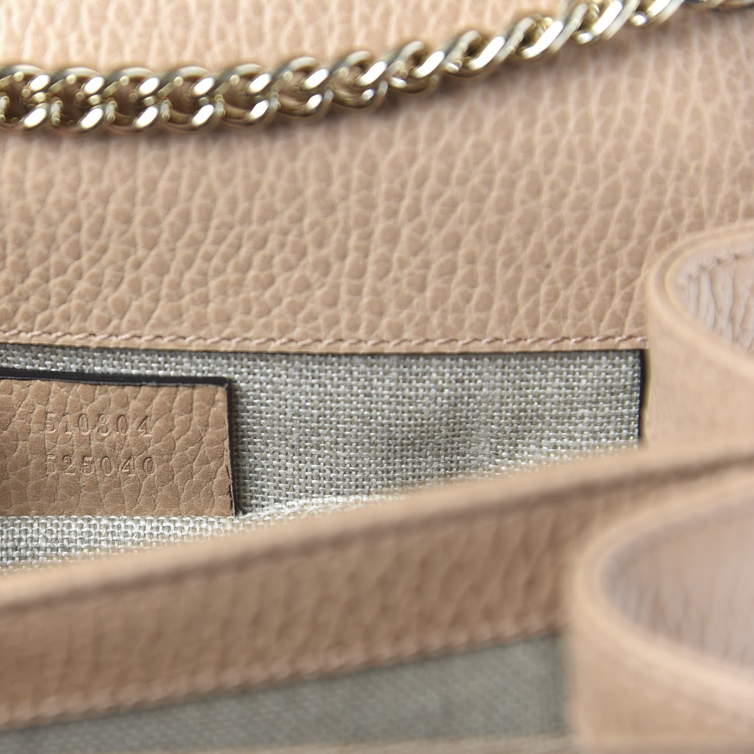 Gucci Dollar Calfskin Small Interlocking G Shoulder Bag Camelia 9 of 10