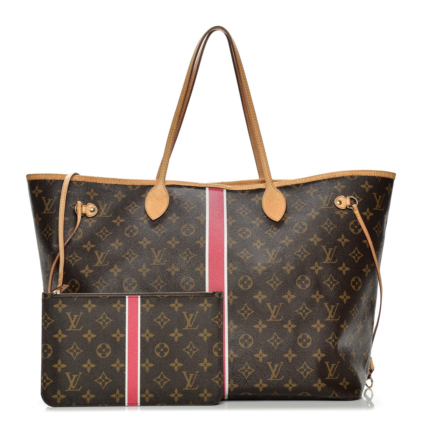 Monogram My LV Heritage Neverfull GM Fuchsia White