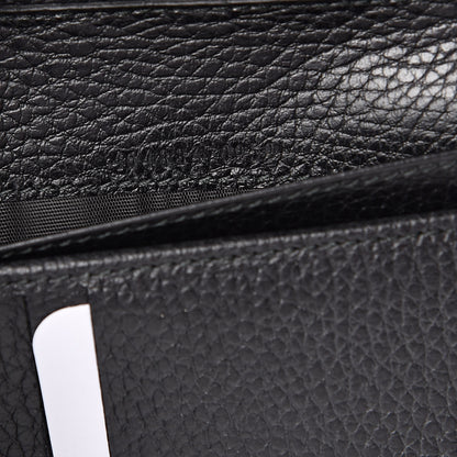 Gucci Dollar Calfskin Medium GG Zip Around Wallet Black 7 of 8