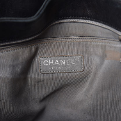 Chanel Washed Lambskin Quilted Maxi Chain Around Flap Black 8 of 14