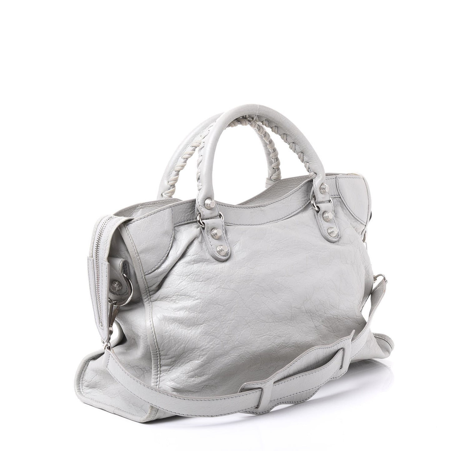 Agneau Giant 12 Silver Hardware City Gris Glace