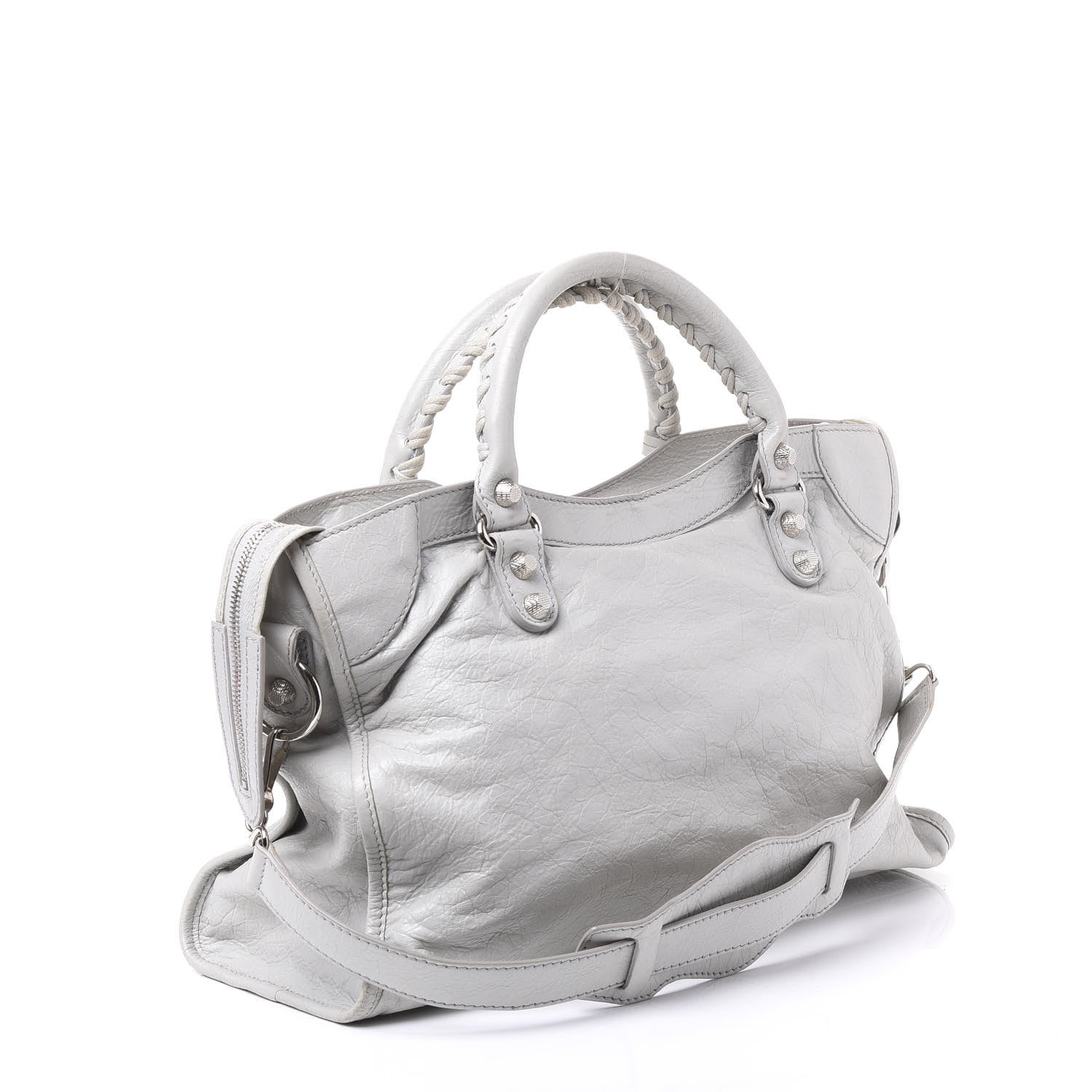 Balenciaga Agneau Giant 12 Silver Hardware City Gris Glace 2 of 8