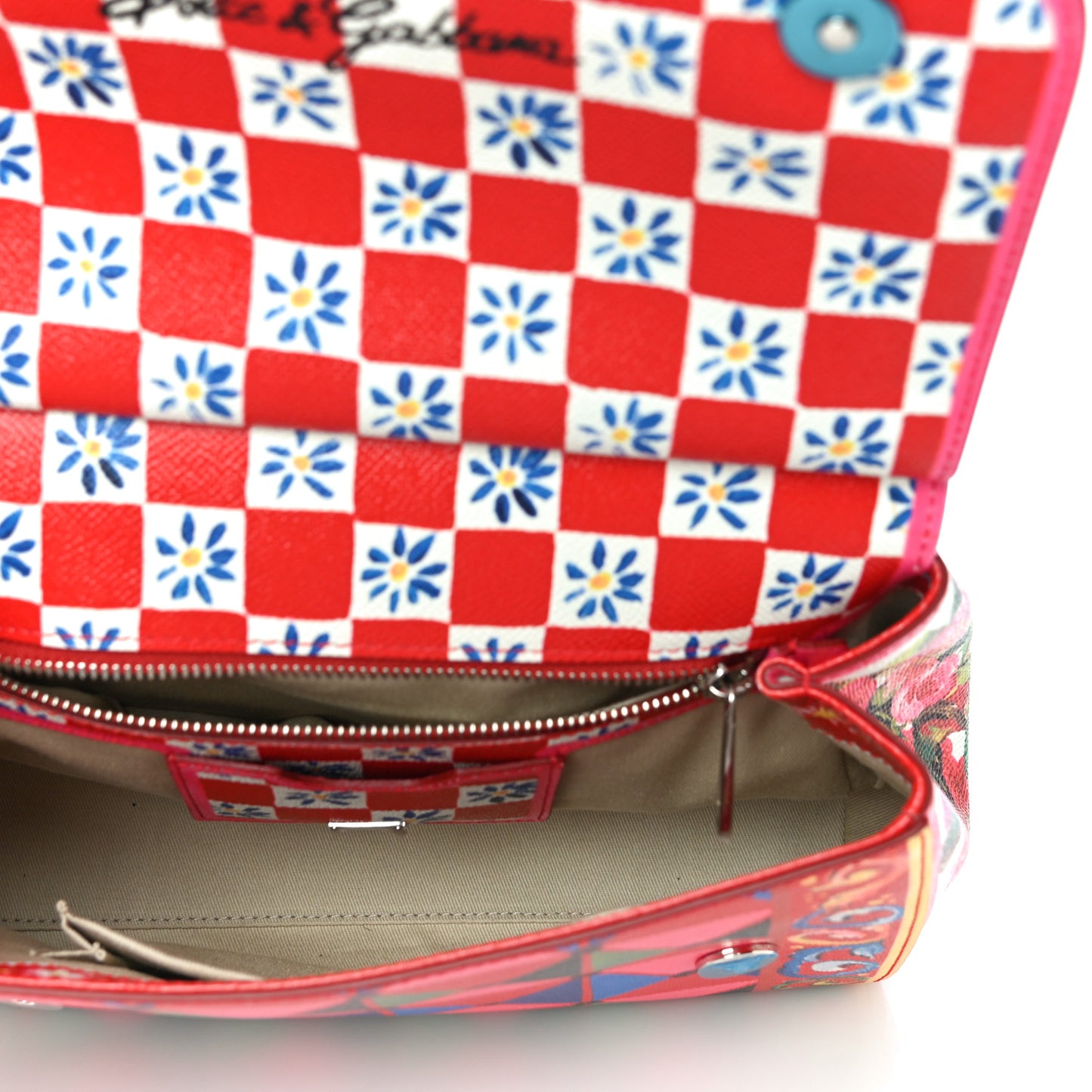 Dauphine Majolica Print Medium Miss Sicily Satchel Multicolor