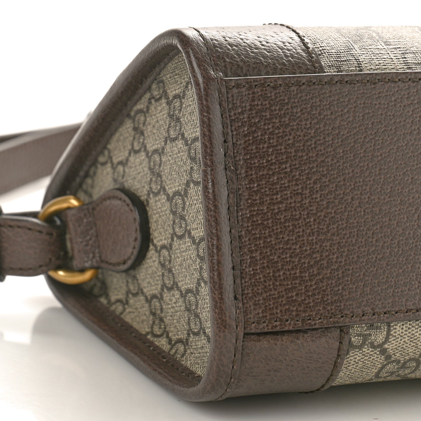 GG Supreme Monogram Web Small Ophidia Messenger Bag Beige Ebony New Acero