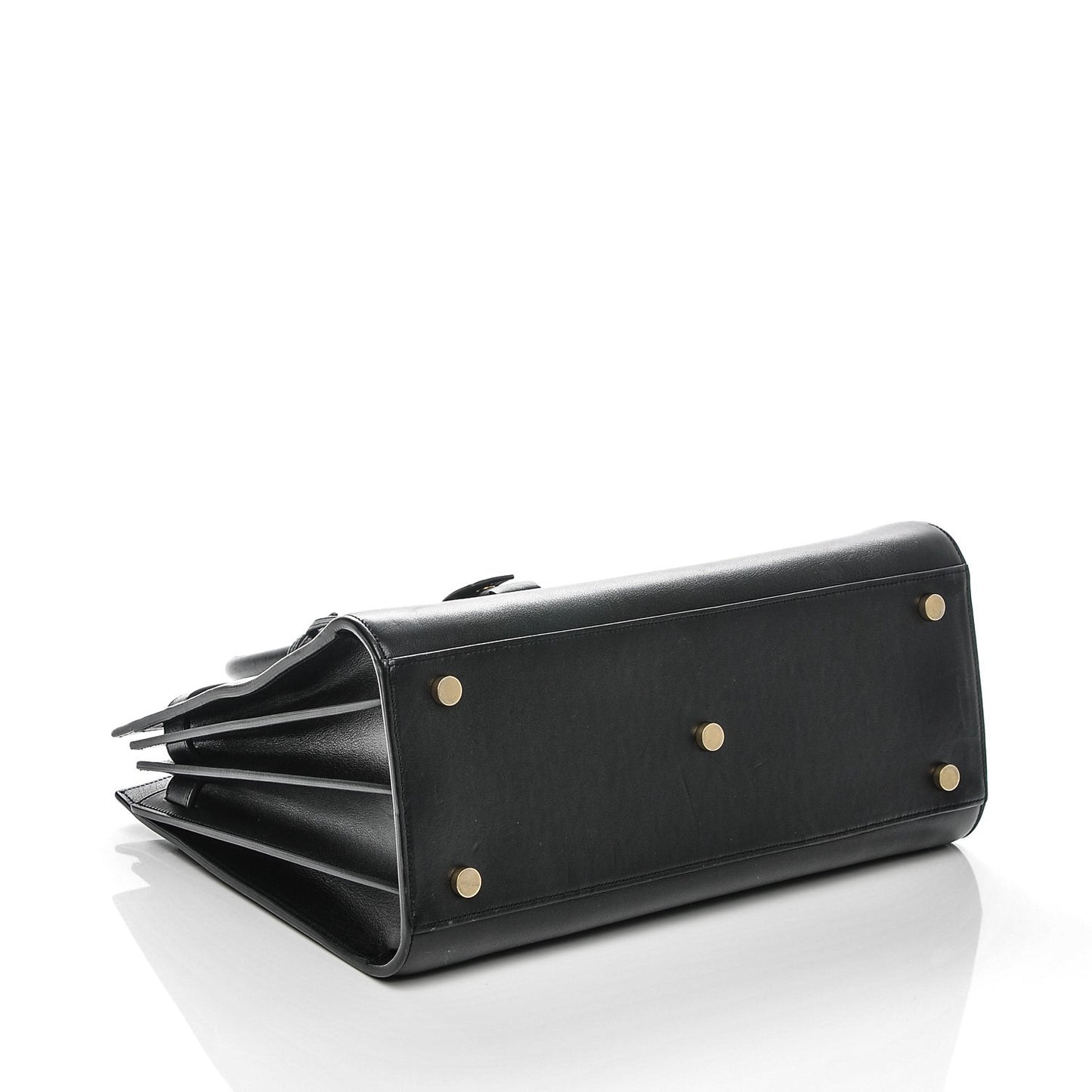 Calfskin Small Sac De Jour Black