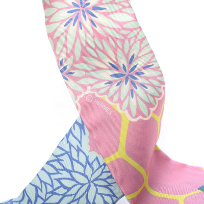 Hermes Silk The Three Graces Twilly Rose Bonbon Canard 3 of 4