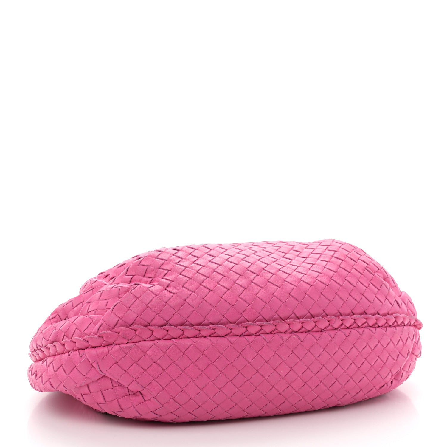 Bottega Veneta Nappa Intrecciato Small Veneta Hobo Fuchsia 4 of 13