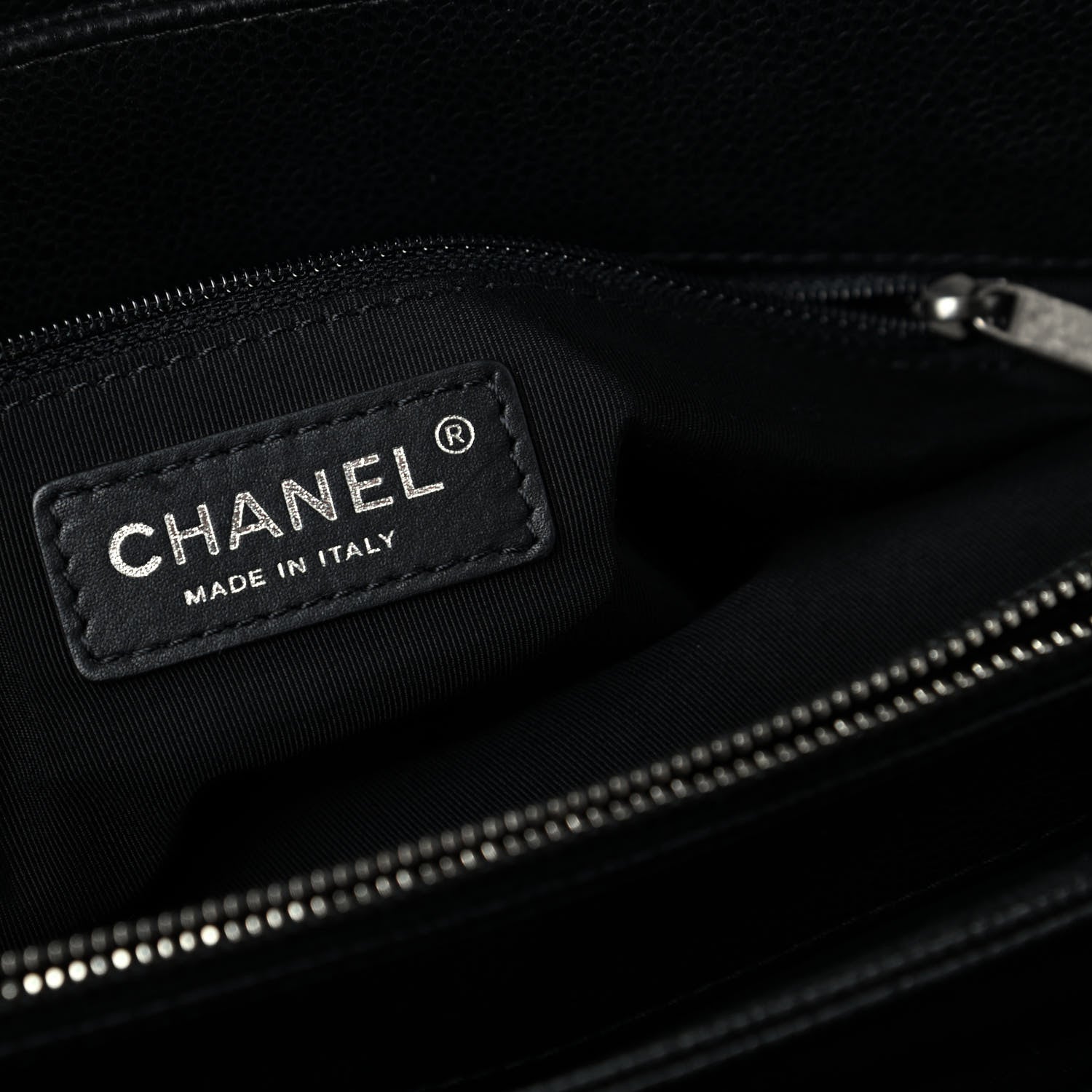 Chanel Caviar Quilted City Shopping Tote Black 8 of 8