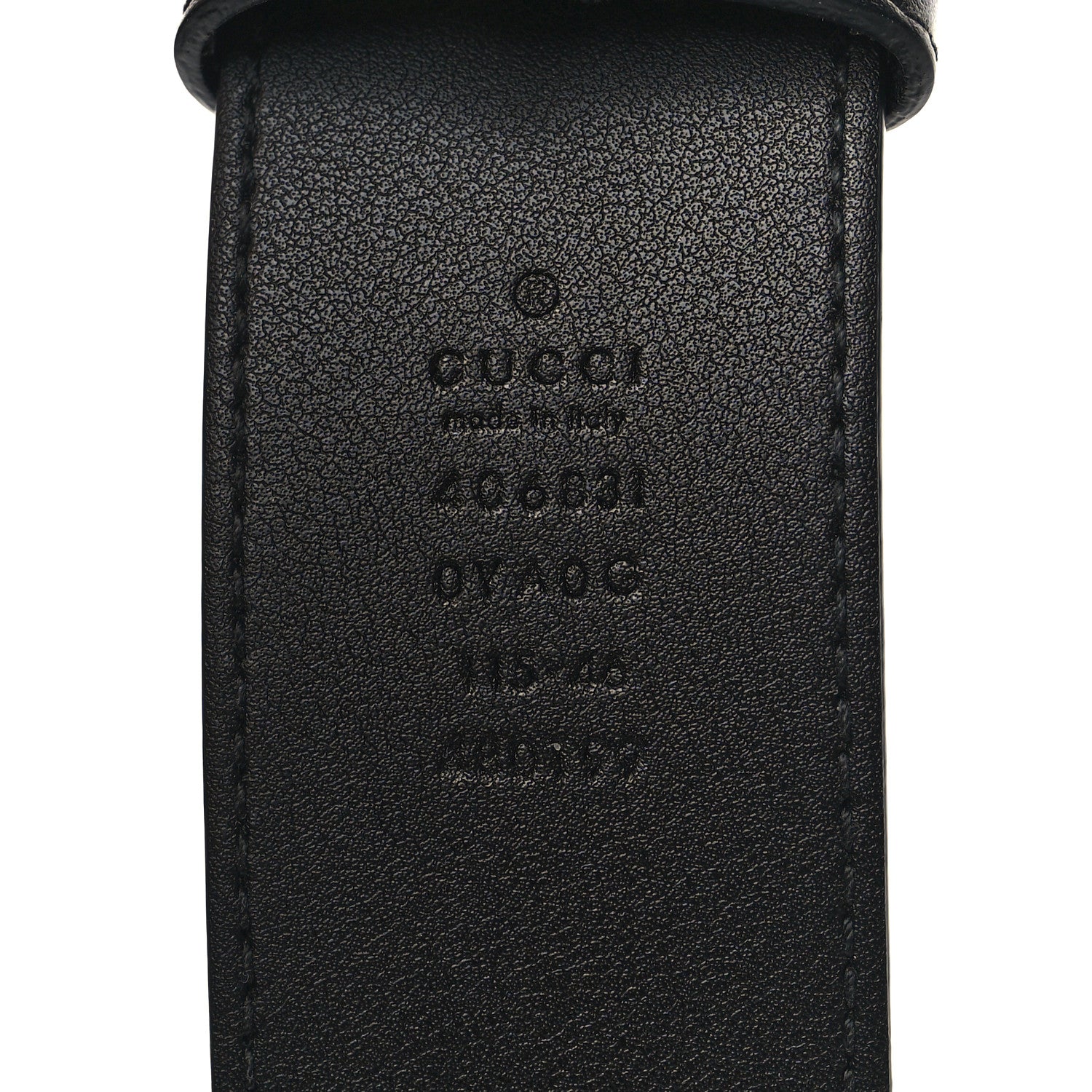 Gucci Plutone Calfskin Double G 40mm Belt 115 46 Black 5 of 6