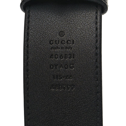 Gucci Plutone Calfskin Double G 40mm Belt 115 46 Black 5 of 6