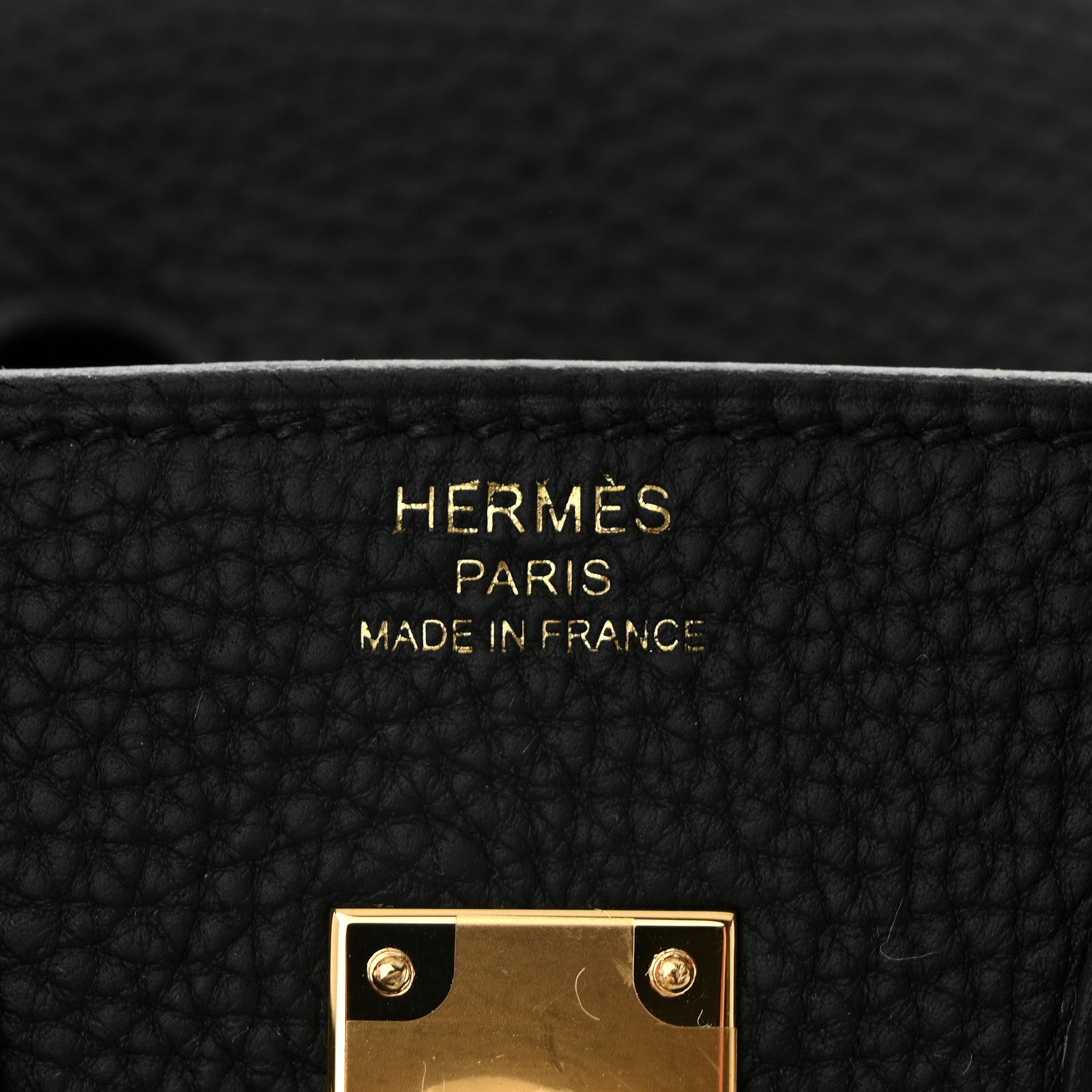 Hermes Togo Birkin 25 Black 5 of 9
