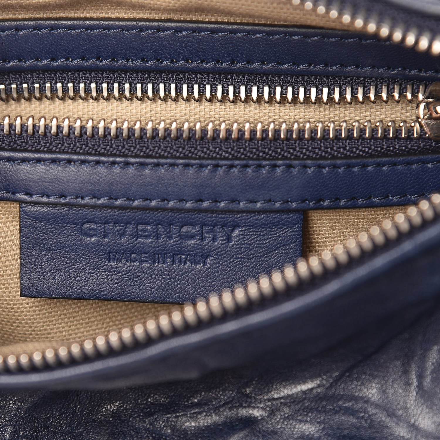 Givenchy Tumbled Sheepskin Mini Pandora Navy 6 of 10