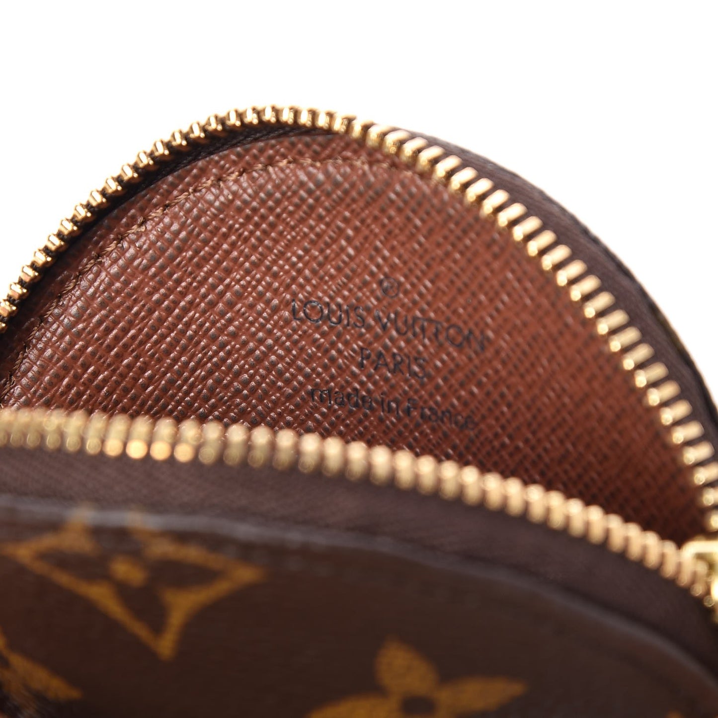 Monogram Round Coin Purse