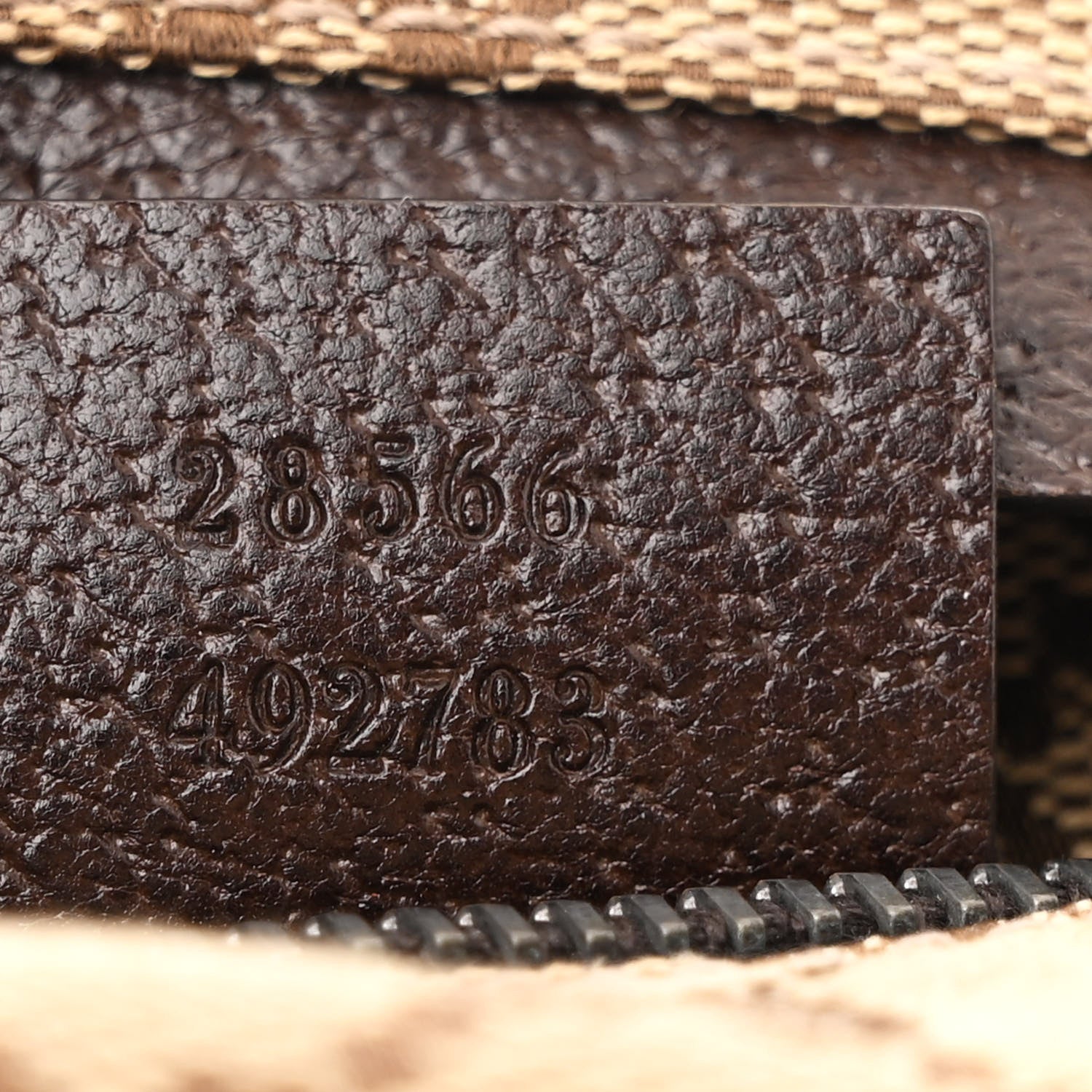 Gucci GG Monogram Double Pocket Belt Bag Dark Brown 7 of 10