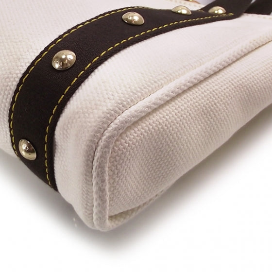 Louis Vuitton Cabas Antigua PM White 6 of 9