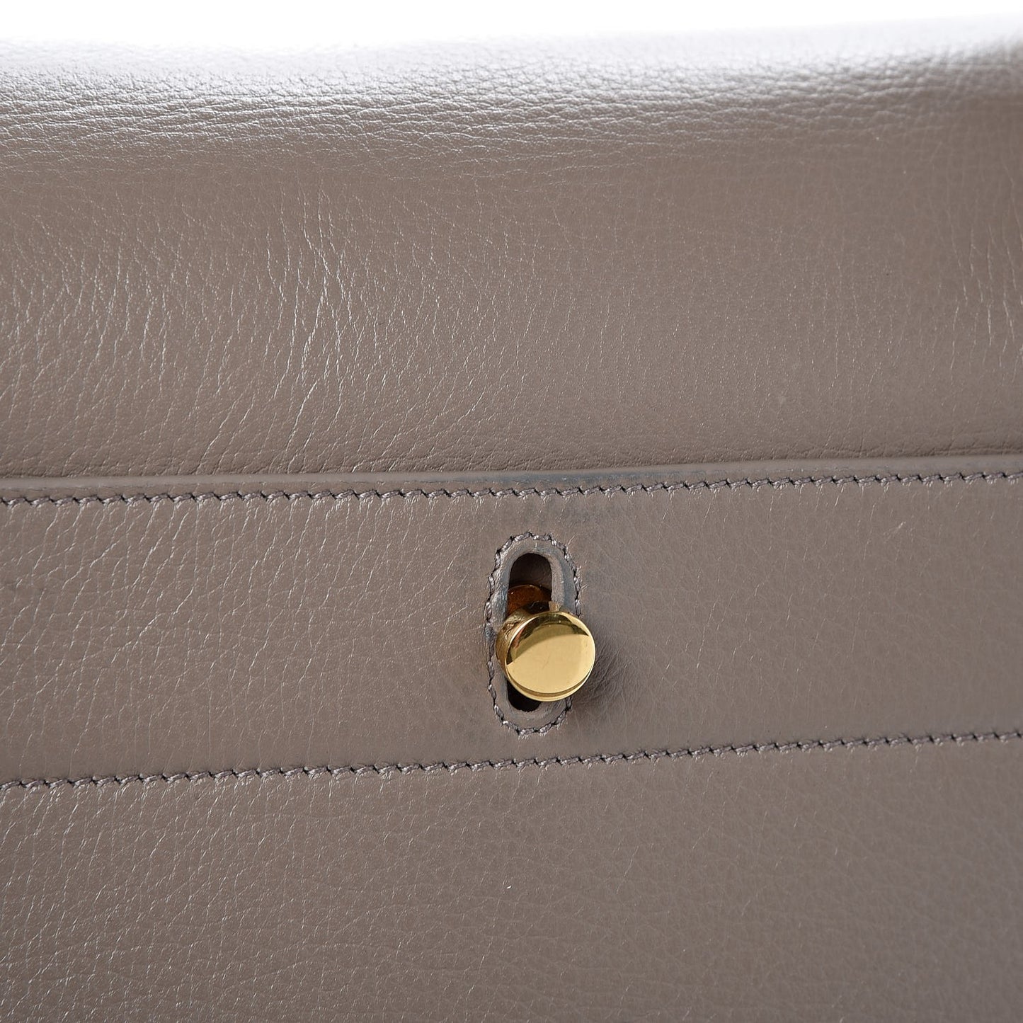 Calfskin Canvas Small Muse Two Gray