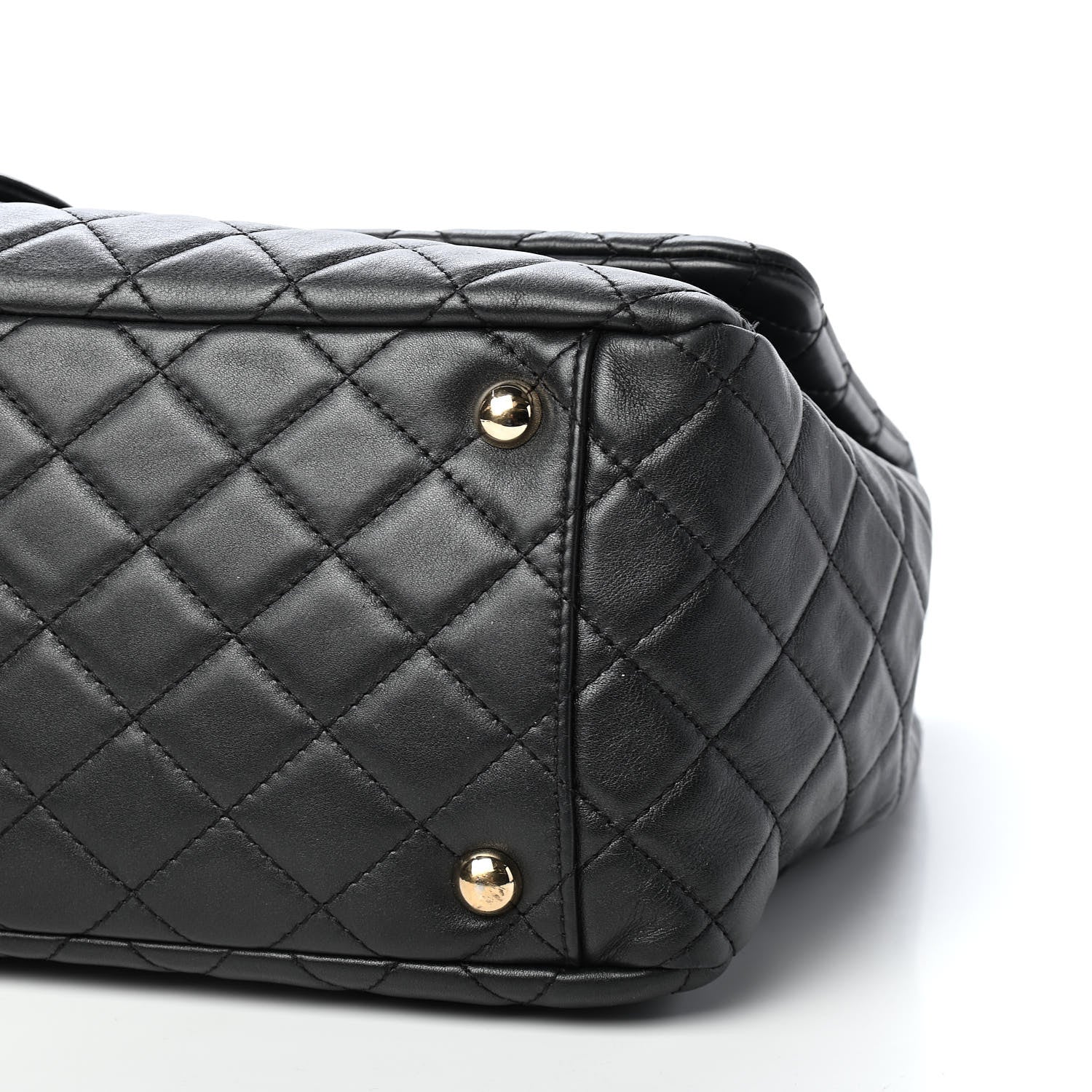 Chanel Calfskin Quilted XXL Travel Flap Bag Black 9 of 9