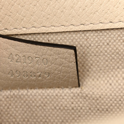 Gucci Textured Calfskin Crystal Mini Dionysus Shoulder Bag Mystic White 7 of 13