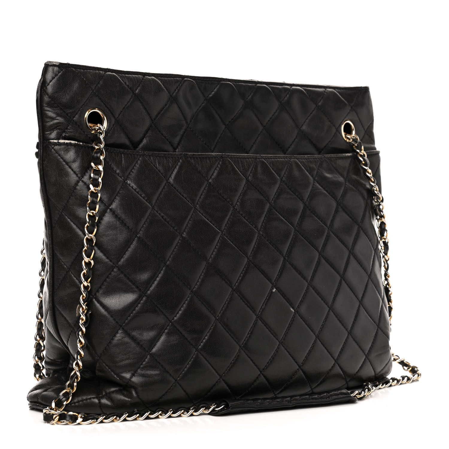 Chanel Lambskin Quilted Shoulder Bag Black 2 of 11