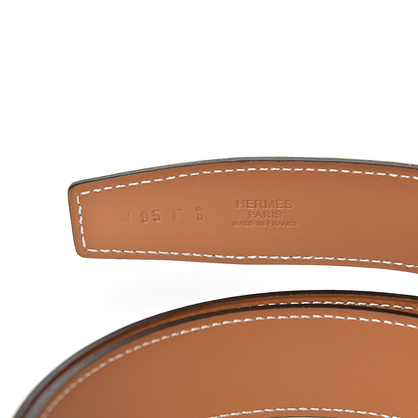 Epsom Chamonix 32mm H Belt 95 White Natural