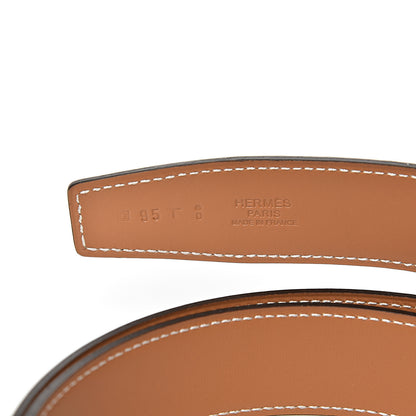 Hermes Epsom Chamonix 32mm H Belt 95 White Natural 3 of 6