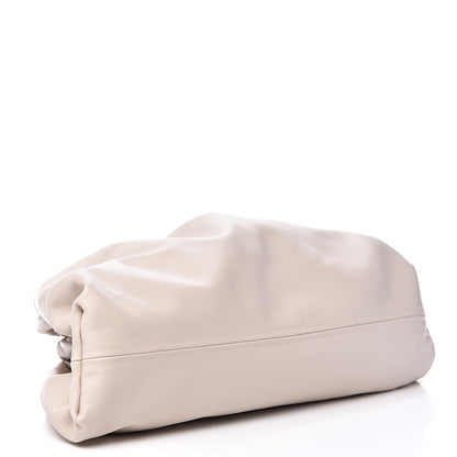 Bottega Veneta Smooth Butter Calf The Pouch Oversized Clutch Mist 3 of 9
