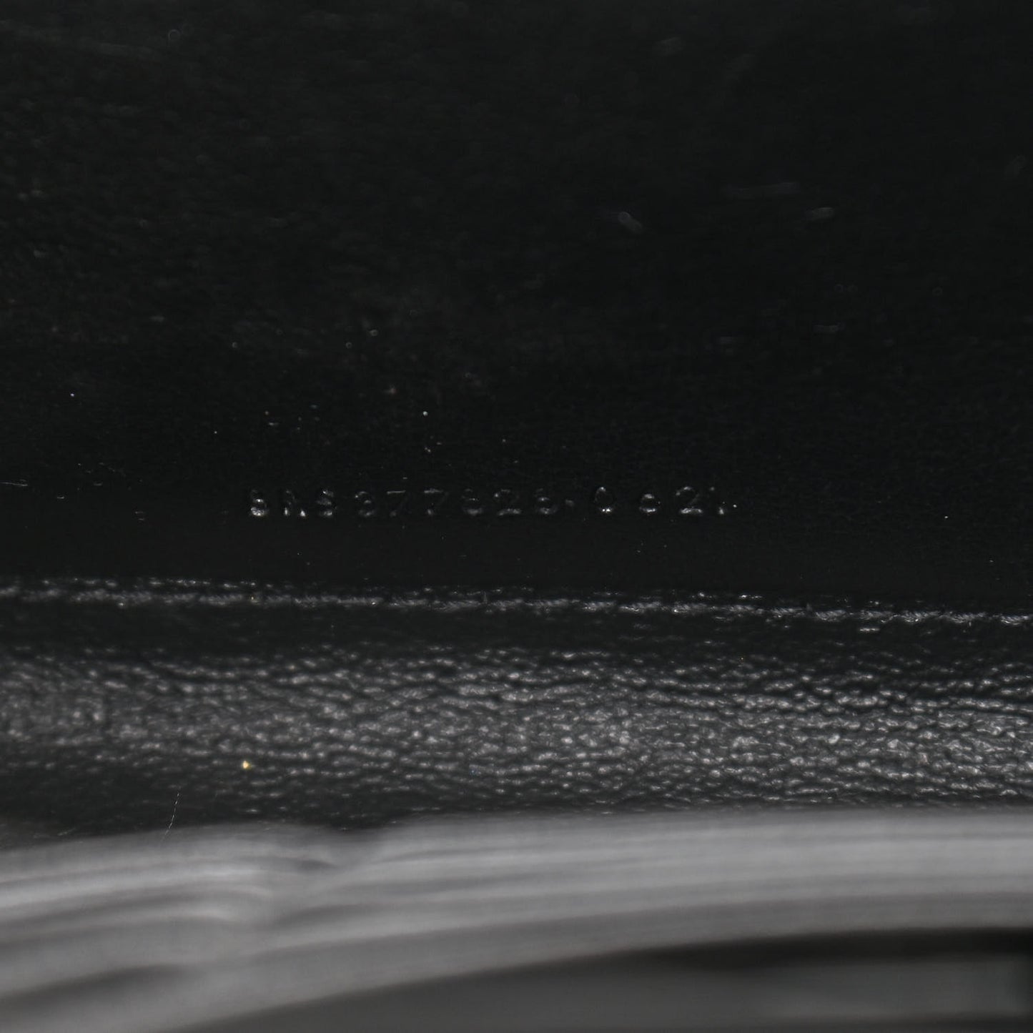 Grain De Poudre Matelasse Chevron Monogram Chain Wallet Black