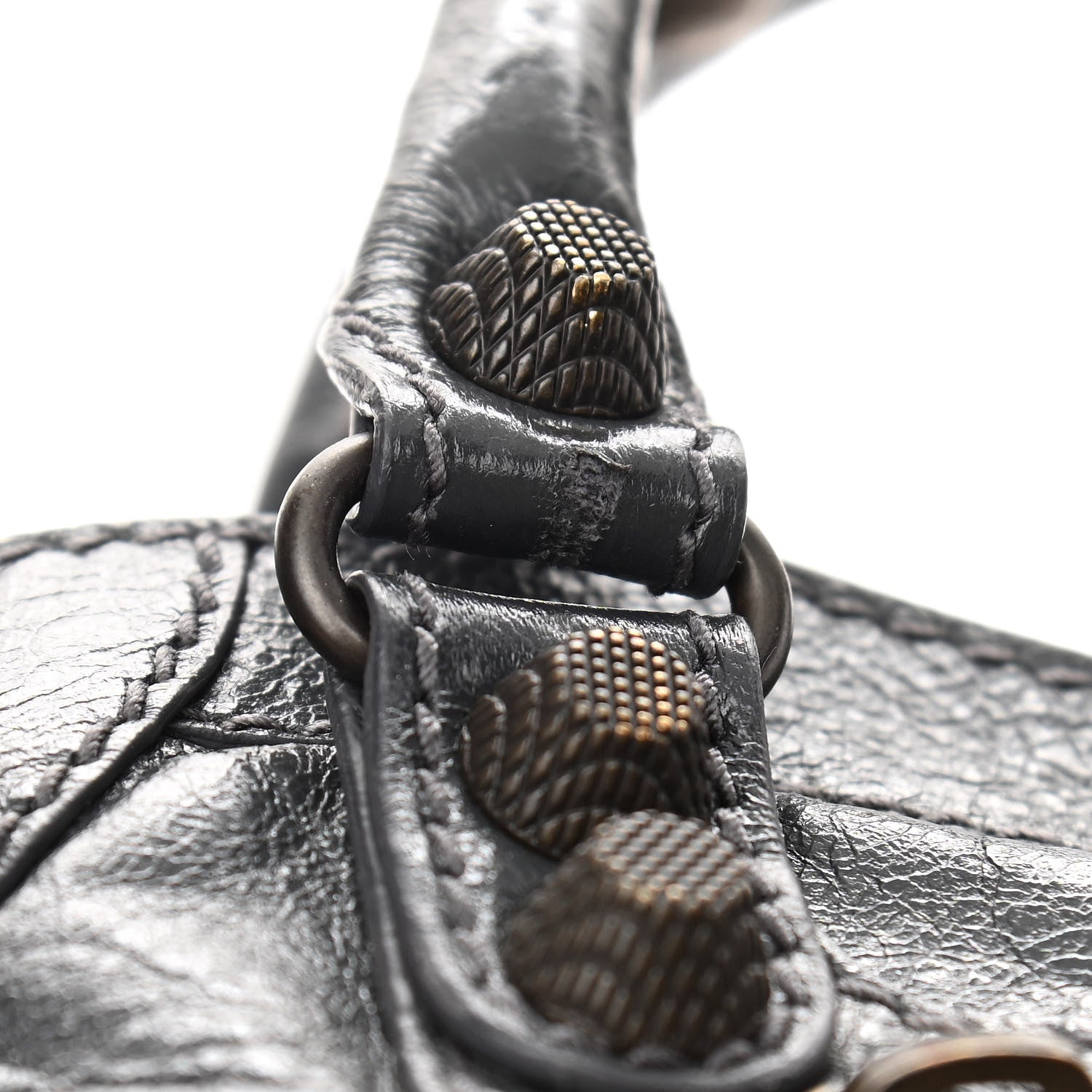 Balenciaga Agneau Giant 12 Gunmetal Hardware Mini City Gris Fossile 17 of 19
