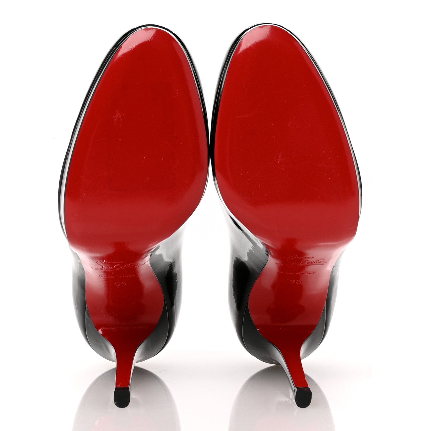 Christian Louboutin Patent New Simple 120 Pumps 35 Black 6 of 10