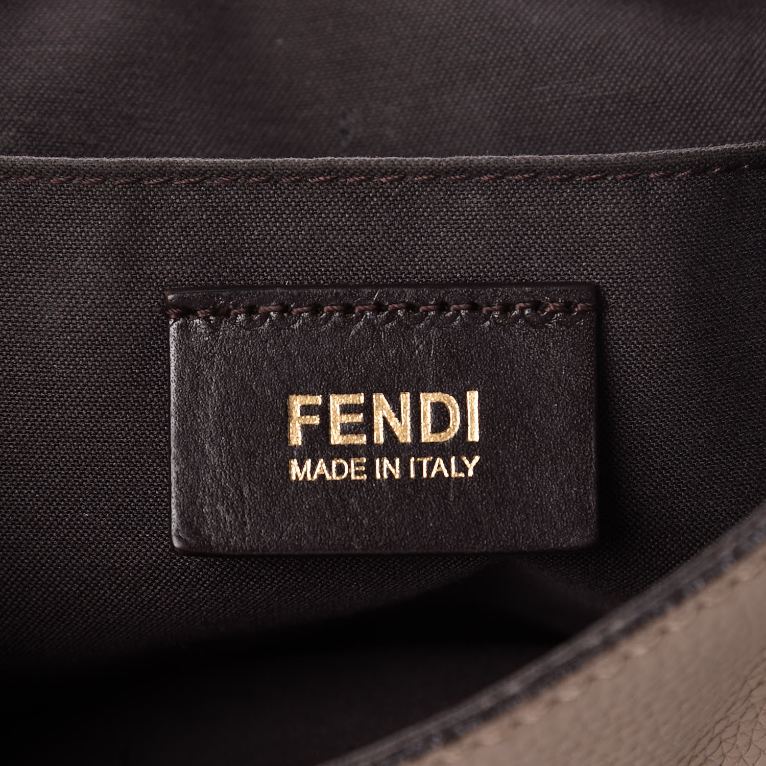 Fendi Vitello Small Messenger Bag Tortora 6 of 14