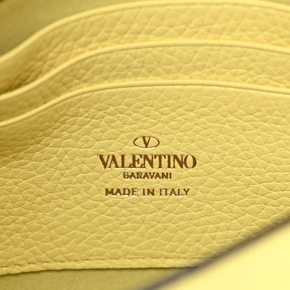 Valentino Garavani Grainy Calfskin Rockstud Crossbody Pouch Lime Sorbet 6 of 9