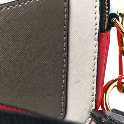 Marc Jacobs Saffiano Small Snapshot Camera Bag Porcelain Multi 13 of 13