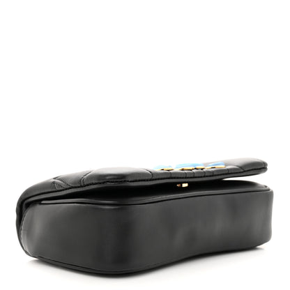 Alexander McQueen Calfskin Quilted Small The Seal Chain Shoulder Bag Black 4 of 9