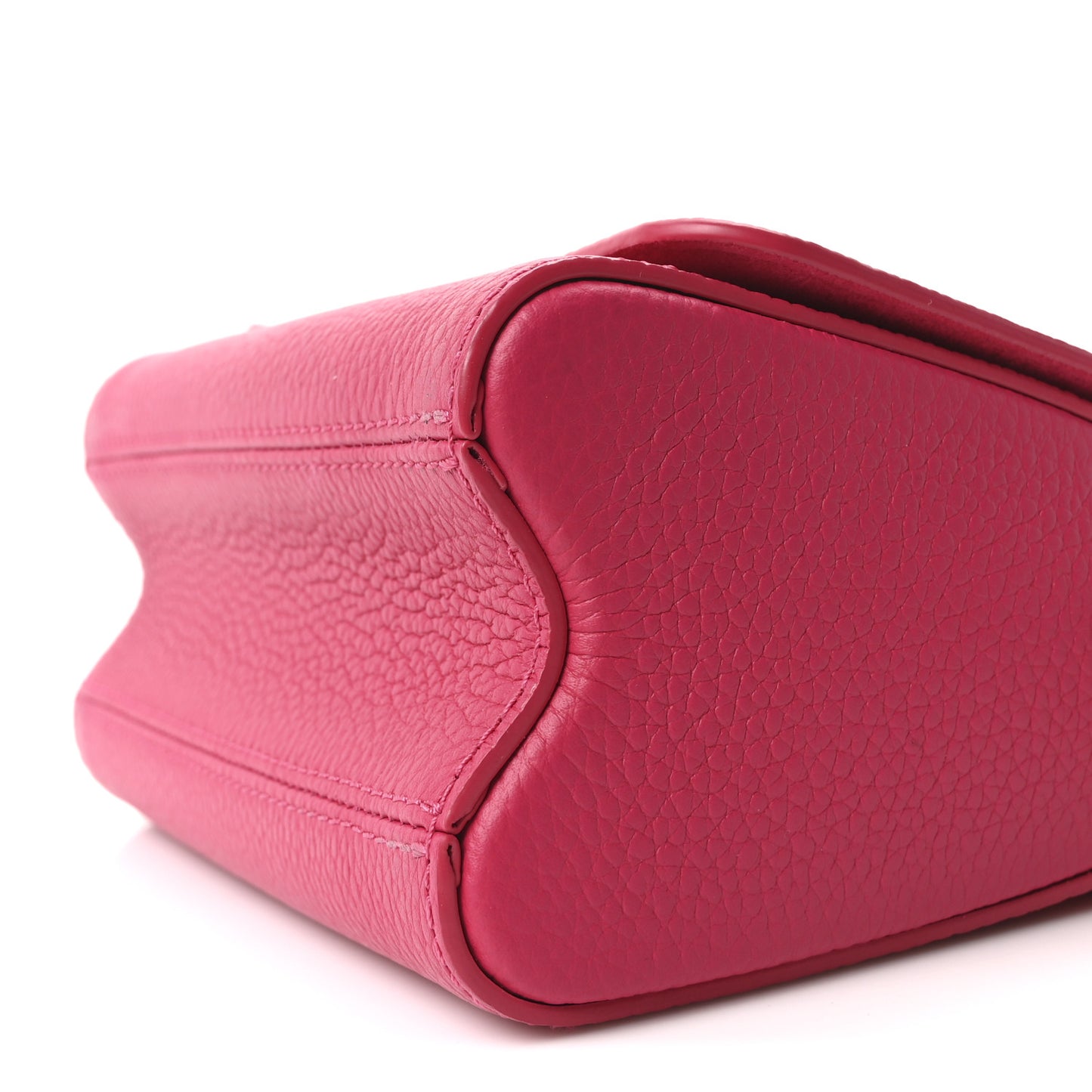 Taurillon Smooth Calfskin Scrunchie Twist One Handle PM Pondichery Pink
