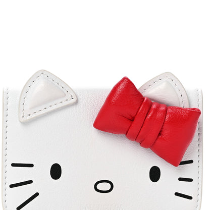 Balenciaga Calfskin Hello Kitty Mini Wallet White 8 of 12