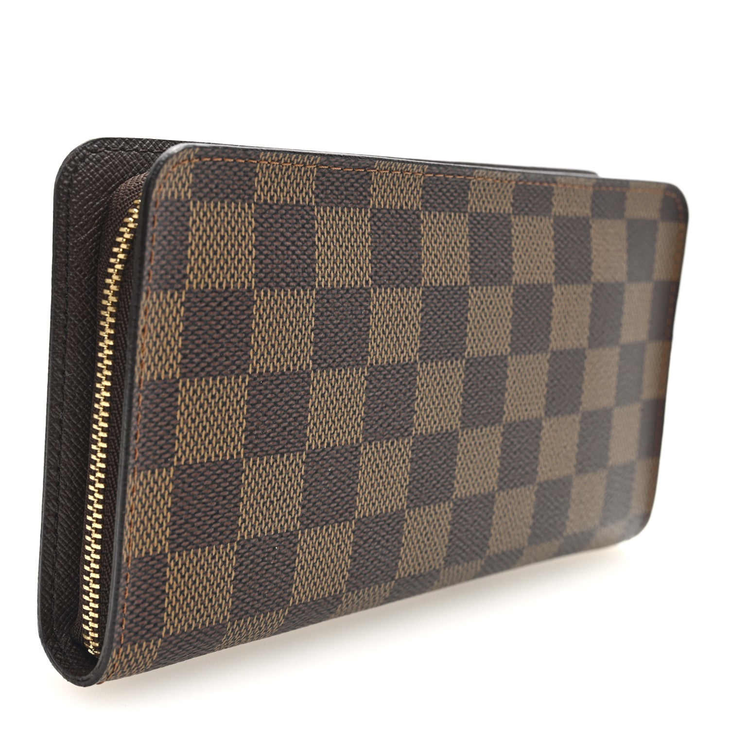 Louis Vuitton Damier Ebene Porte-Monnaie Zippe Zippy Wallet 3 of 7