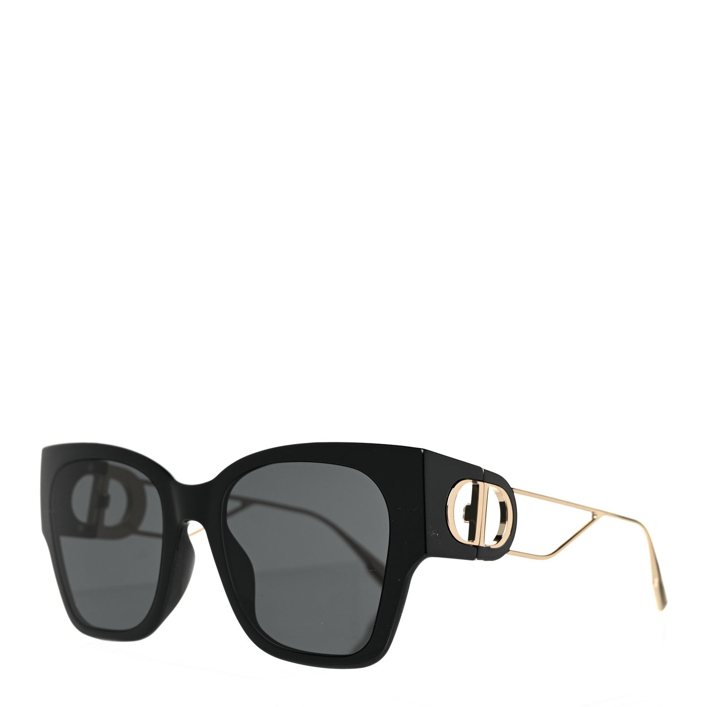 Rectangular 30 Montaigne 1 Sunglasses Black