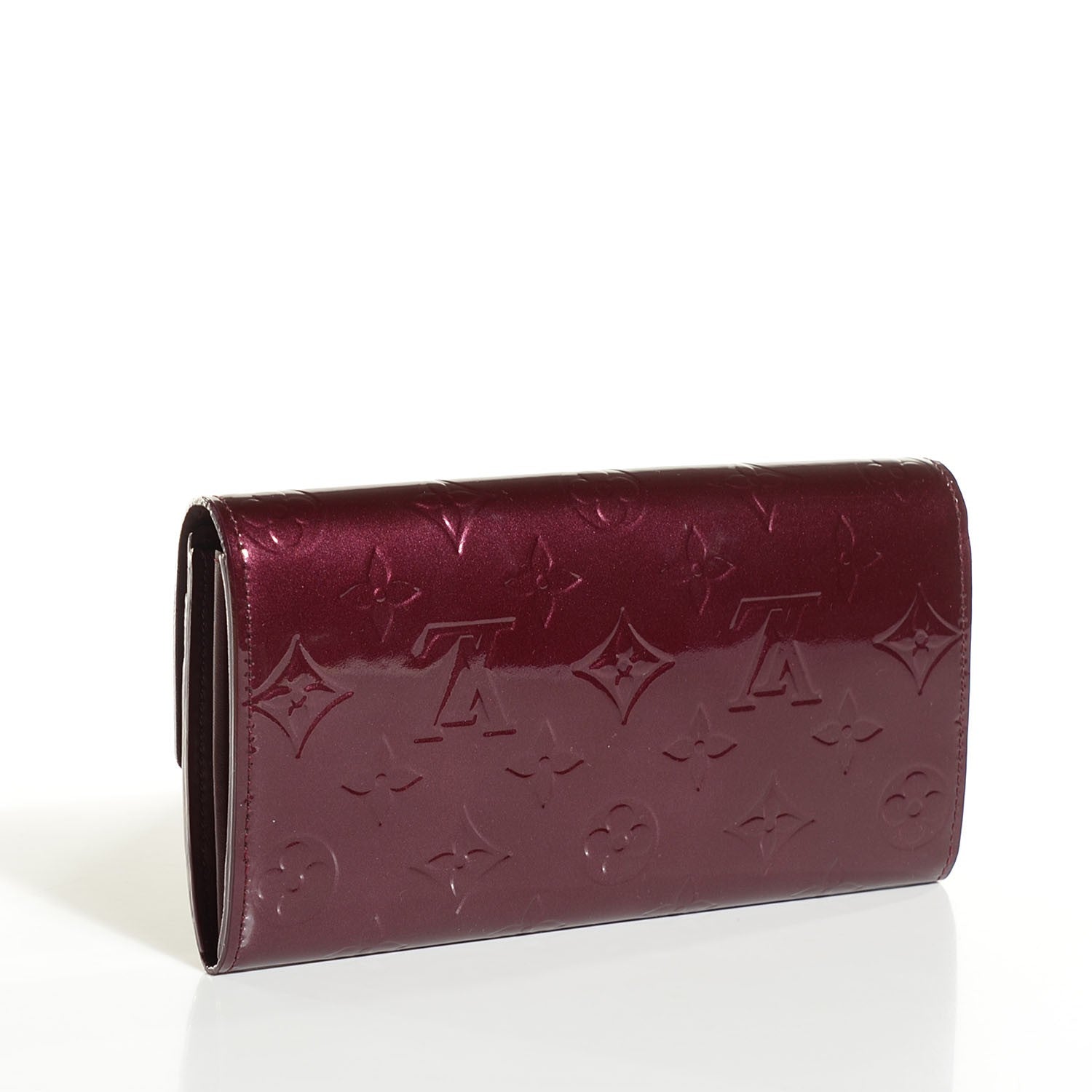 Louis Vuitton Vernis Sarah Wallet Rouge Fauviste 3 of 7