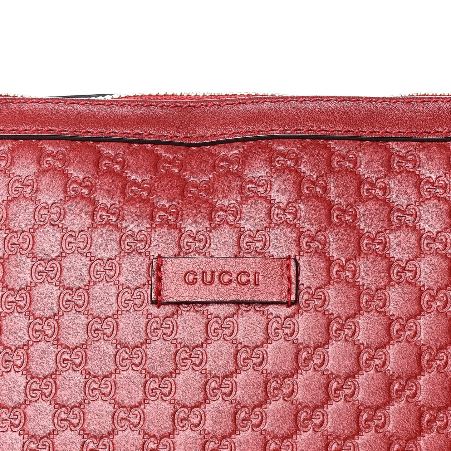Soft Microguccissima Dome Satchel Red