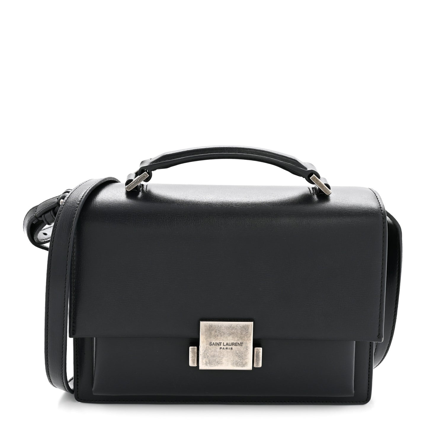 Calfskin Medium Bellechasse Satchel Navy