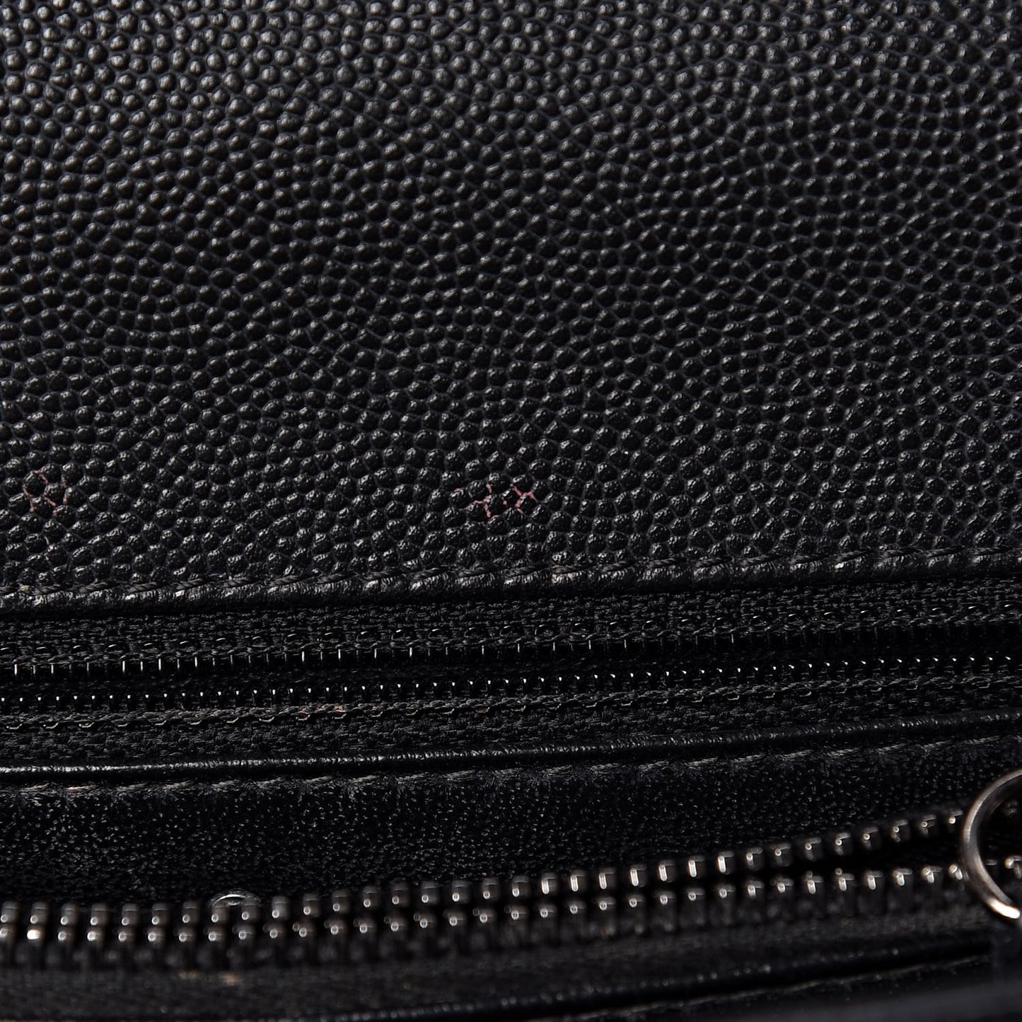 Caviar Lizard Quilted Small Coco Handle Flap Black
