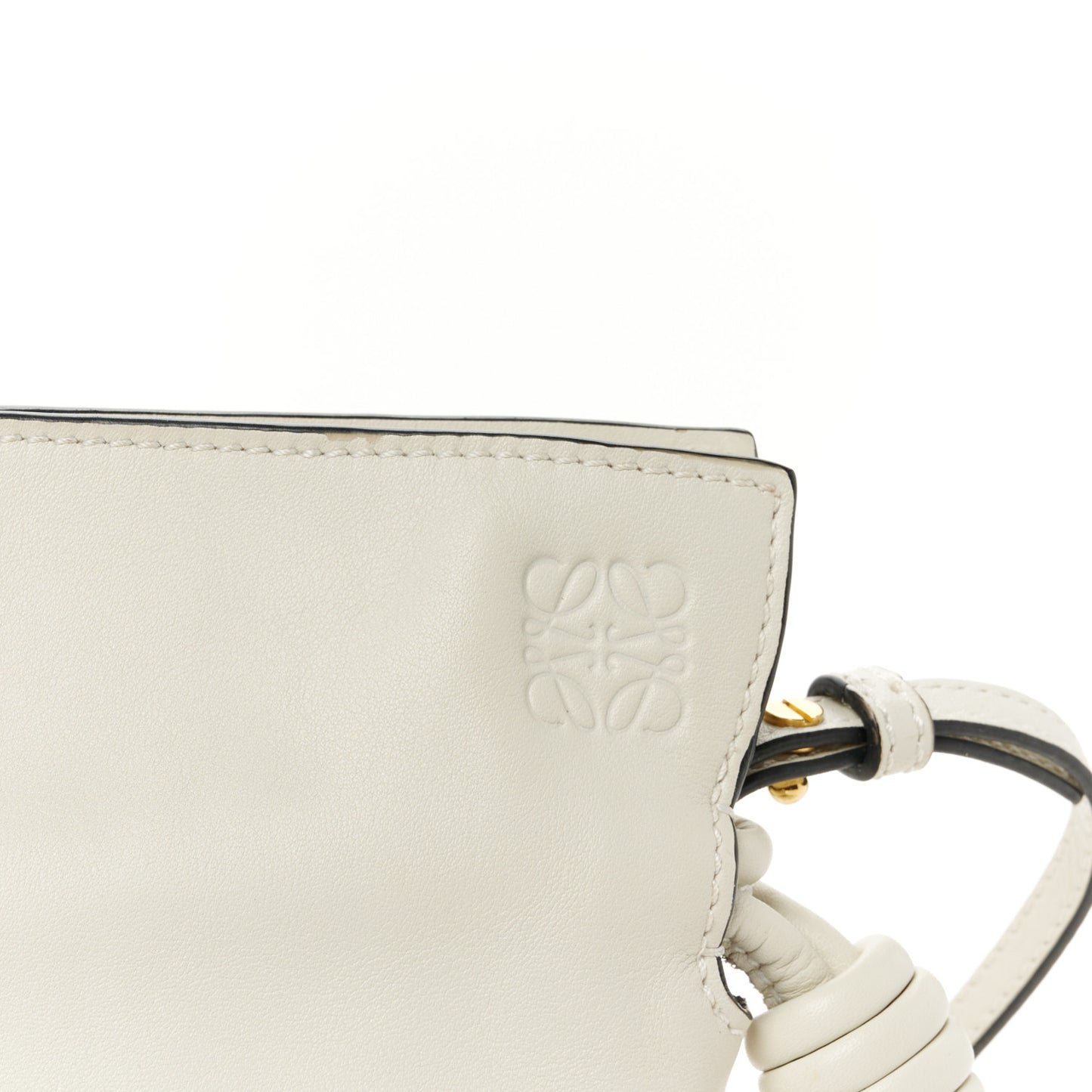 Calfskin Mini Flamenco Knot Clutch