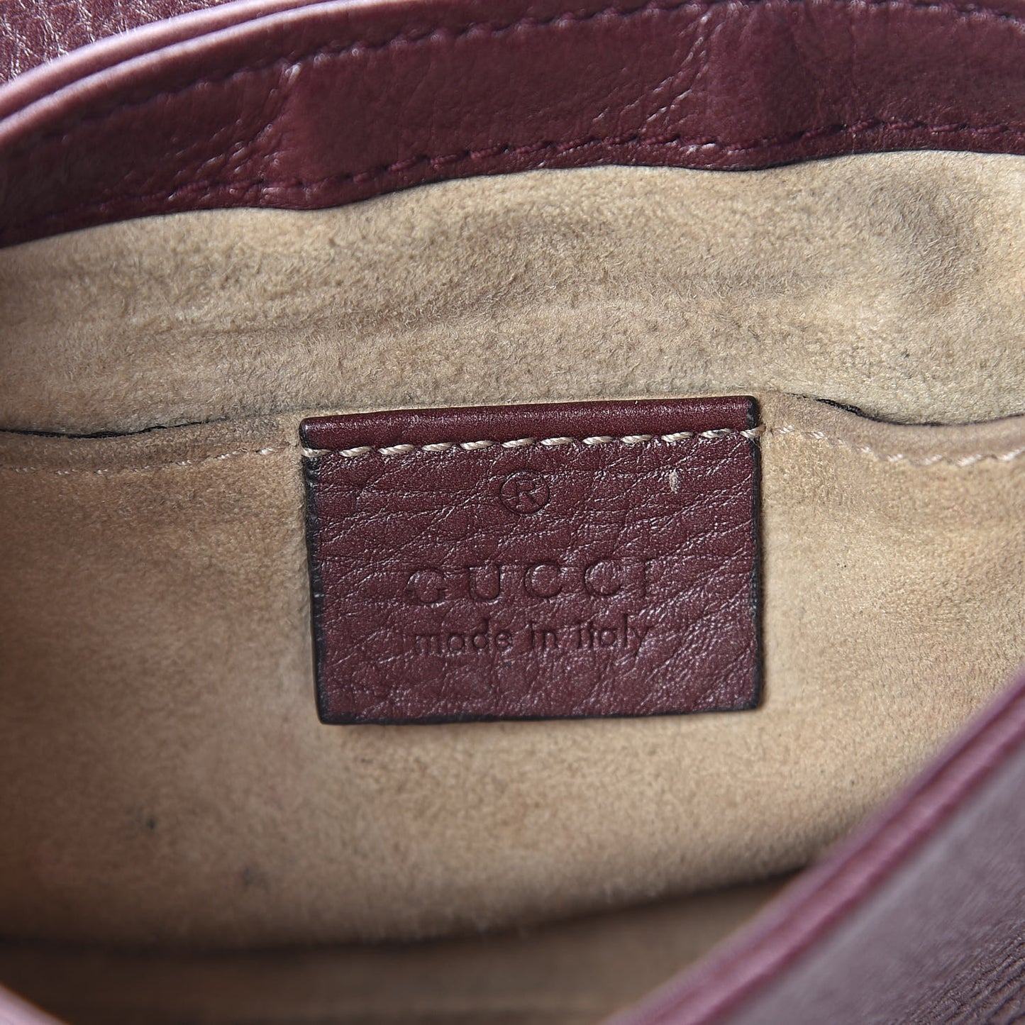 Metallic Pebbled Calfskin Small 1973 Chain Shoulder Bag Classic Burgundy