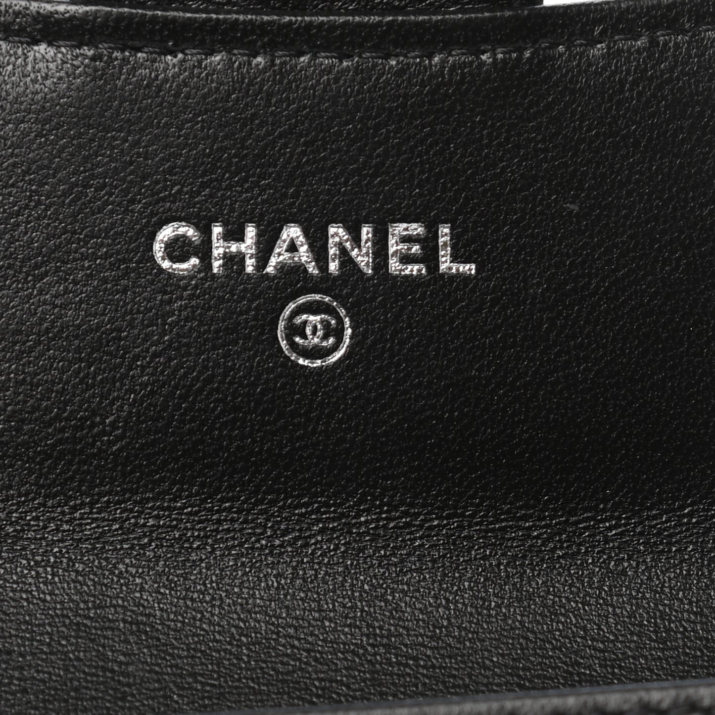 Lambskin Quilted Flap Card Holder Wallet So Black